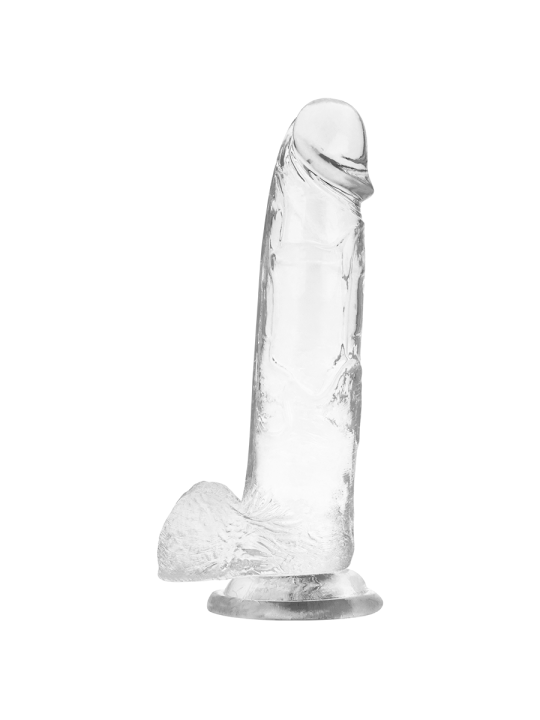 CLEAR DILDO REALISTA TRANSPARENTE 22 CM -O- 4.6 CM DE LA MARCA X RAY