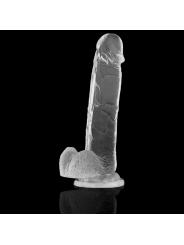 CLEAR DILDO REALISTA TRANSPARENTE 22 CM -O- 4.6 CM DE LA MARCA X RAY