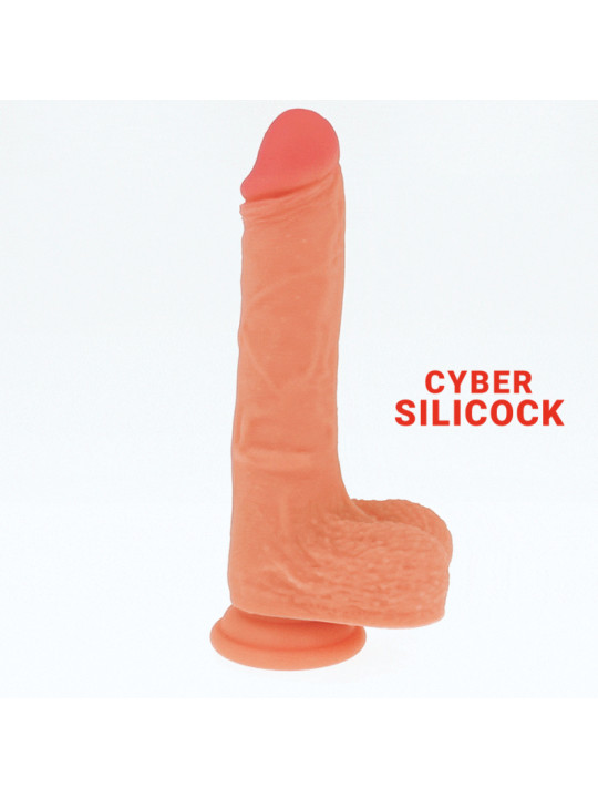 DILDO REALISTICO CONNOR SILICONA LIQUIDA 20.5 CM DE LA MARCA CYBER SILICOCK