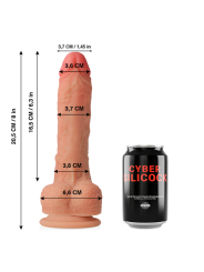 DILDO REALISTICO CONNOR SILICONA LIQUIDA 20.5 CM DE LA MARCA CYBER SILICOCK