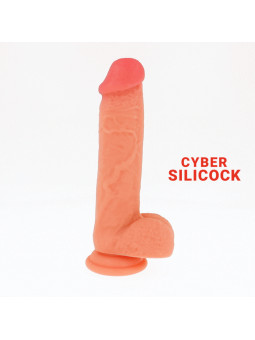 DILDO REALISTICO SILICONA LIQUIDA 21 CM CYBERSILICOCK DE LA MARCA CYBER SILICOCK