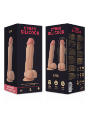 DILDO REALISTICO SILICONA LIQUIDA 21 CM CYBERSILICOCK DE LA MARCA CYBER SILICOCK