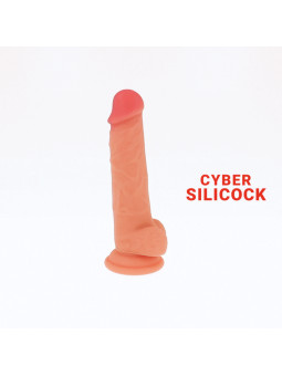 DILDO REALISTICO SILICONA LIQUIDA 18 CM CYBERSILICOCK DE LA MARCA CYBER SILICOCK
