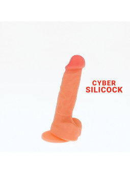 DILDO REALISTICO SILICONA LIQUIDA 15.5 CM CYBERSILICOCK DE LA MARCA CYBER SILICOCK