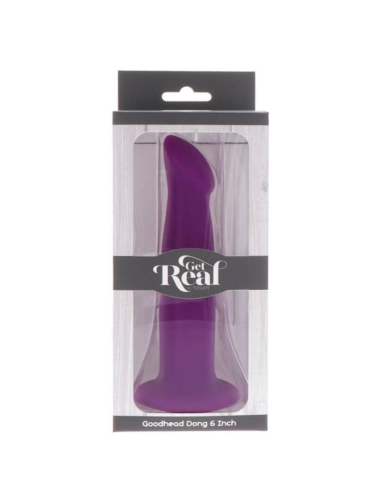 DONG DE SILICONA 12 CM CON VENTOSA - GOODHEAD MORADO DE LA MARCA GET REAL DONG DE SILICONA 12 CM CON VENTOSA - GOODHEAD MORADO DE LA MARCA GET REAL