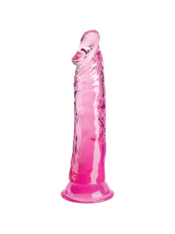 CONSOLADOR REALISTA TRANSLÚCIDO 19.7 CM ROSA DE LA MARCA KING COCK