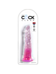 CONSOLADOR REALISTA TRANSLÚCIDO 19.7 CM ROSA DE LA MARCA KING COCK
