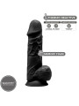DILDO REALISTA SILICONA SUAVE 21.5 CM CON VENTOSA DE LA MARCA SILEXD