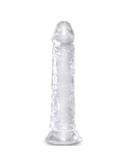 CONSOLADOR REALISTA TRANSPARENTE 19.7 CM KING COCK DE LA MARCA KING COCK