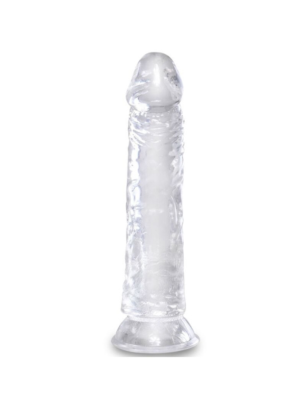 CONSOLADOR REALISTA TRANSPARENTE 19.7 CM KING COCK DE LA MARCA KING COCK
