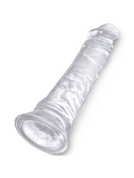 CONSOLADOR REALISTA TRANSPARENTE 19.7 CM KING COCK DE LA MARCA KING COCK