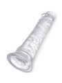 CONSOLADOR REALISTA TRANSPARENTE 19.7 CM KING COCK DE LA MARCA KING COCK