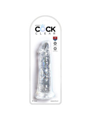CONSOLADOR REALISTA TRANSPARENTE 19.7 CM KING COCK DE LA MARCA KING COCK