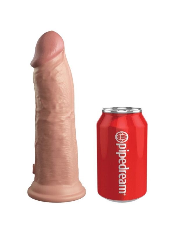 CONSOLADOR REALISTA SILICONA KING COCK ELITE 20.3 CM DE LA MARCA KING COCK