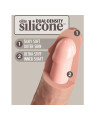 CONSOLADOR REALISTA SILICONA 23 CM KING COCK ELITE DE LA MARCA KING COCK