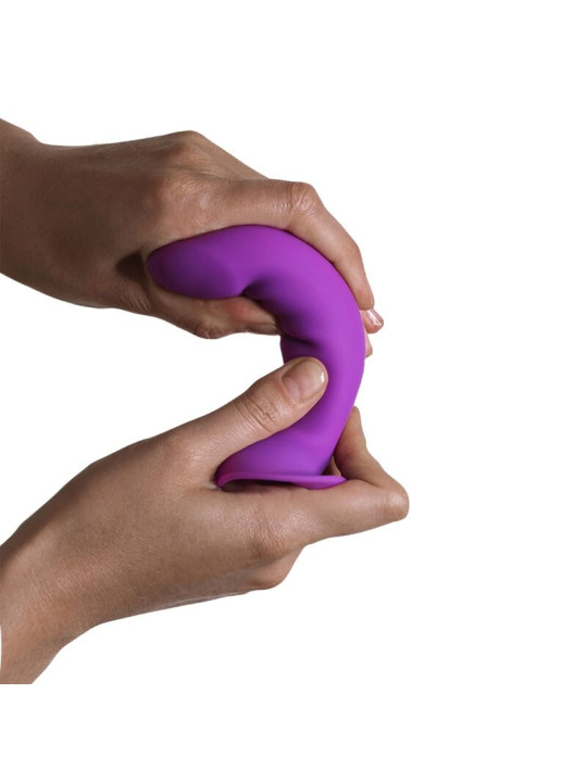 DILDO HITSENS 6 SILICONA TERMO REACTIVO VIOLETA DE LA MARCA ADRIEN LASTIC