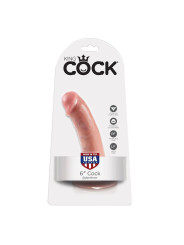 DILDO REALISTA KING COCK 15.2 CM CON VENTOSA DE LA MARCA KING COCK