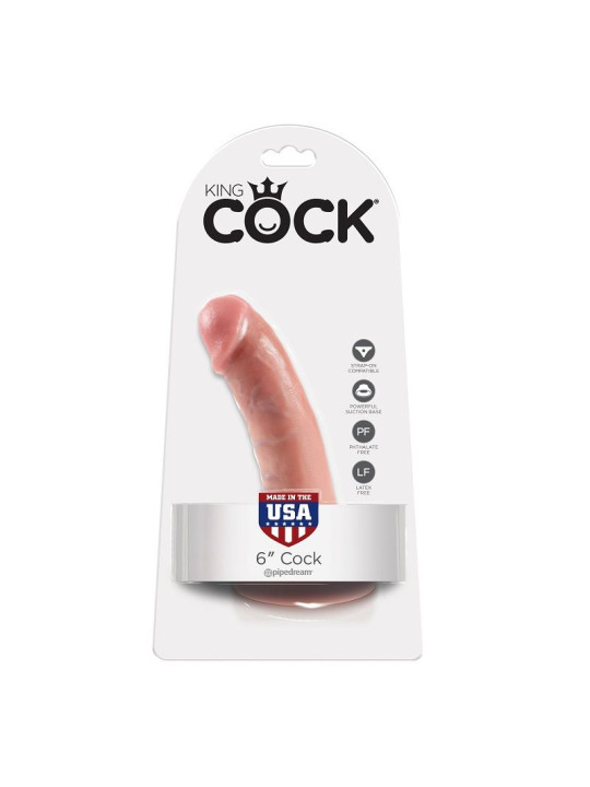 DILDO REALISTA KING COCK 15.2 CM CON VENTOSA DE LA MARCA KING COCK