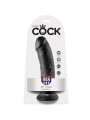 DILDO REALISTA KING COCK 20.3 CM NEGRO CON VENTOSA DE LA MARCA KING COCK