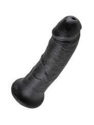 DILDO REALISTA KING COCK 20.3 CM NEGRO CON VENTOSA DE LA MARCA KING COCK