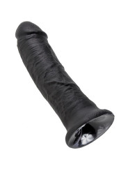 DILDO REALISTA KING COCK 20.3 CM NEGRO CON VENTOSA DE LA MARCA KING COCK