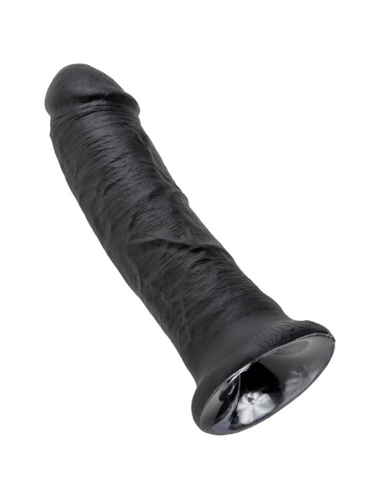 DILDO REALISTA KING COCK 20.3 CM NEGRO CON VENTOSA DE LA MARCA KING COCK