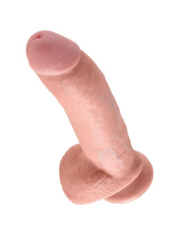 DILDO REALISTA KING COCK 22.9 CM CON TESTÍCULOS Y VENTOSA DE LA MARCA KING COCK