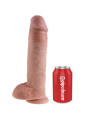 DILDO REALISTA KING COCK 28 CM CON TESTÍCULOS Y VENTOSA DE LA MARCA KING COCK