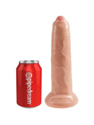 DILDO REALISTICO UNCUT 23 CM CON PREPUCIO MÓVIL DE LA MARCA KING COCK