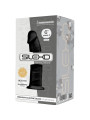 DILDO REALISTA SILICONA 15 CM CON VENTOSA NEGRO SILEXD DE LA MARCA SILEXD
