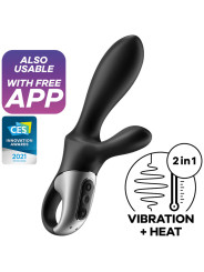 VIBRADOR ANAL SATISFYER HEAT CLIMAX+ CON CALOR Y APP DE LA MARCA SATISFYER CONNECT