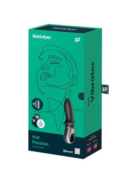 VIBRADOR ANAL HOT PASSION CON APP Y CALOR DE LA MARCA SATISFYER CONNECT