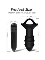 VIBRADOR PLUG ANAL REMOTO 9 MODOS SILICONA PREMIUM ARMONY DE LA MARCA ARMONY ANAL