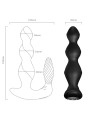 VIBRADOR PLUG ANAL REMOTO 9 MODOS SILICONA PREMIUM NEGRO DE LA MARCA ARMONY ANAL