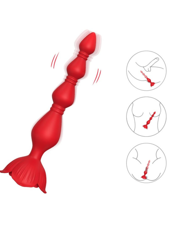 VIBRADOR CON PLUG ANAL ROSA PAGODA ARMONY DE LA MARCA ARMONY ANAL