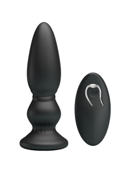 VIBRADOR ANAL PLUG RECARGABLE CONTROL REMOTO NEGRO DE LA MARCA MR PLAY