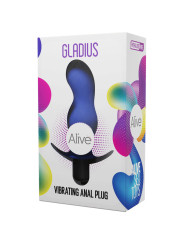GLADIUS PLUG VIBRADOR ANAL RECARGABLE 10 MODOS DE LA MARCA ALIVE