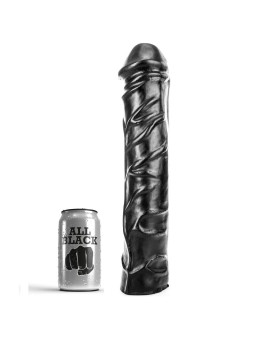 DILDO GIGANTE FISTING NEGRO 32 CM TPR FLEXIBLE DE LA MARCA ALL BLACK