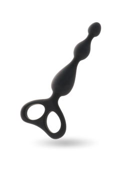 ESTIMULADOR ANAL DANTI NEGRO - SILICONA SUAVE Y SEGURA DE LA MARCA INTENSE ANAL TOYS