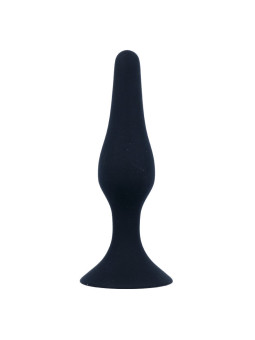 JUGUETE ANAL LEVEL 2 SILICONA SUAVE 11.5CM NEGRO DE LA MARCA INTENSE ANAL TOYS