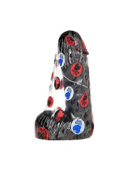 DILDO ALL BLACK 19 CM PVC SUAVE Y FLEXIBLE DE LA MARCA ALL BLACK