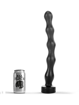 ANAL BEADS 5 BOLAS NEGRAS 42 CM - PVC HIPOALERGÉNICO DE LA MARCA ALL BLACK