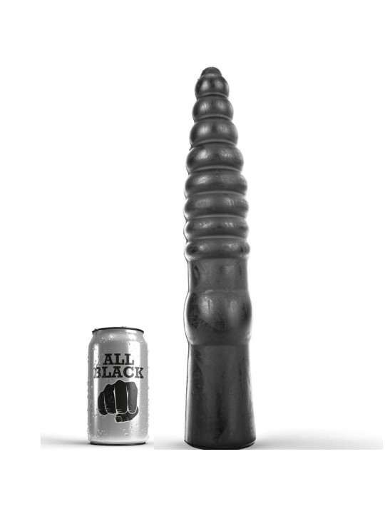 CONSOLADOR ANAL ALLBLACK 33 CM ESTRÍADO DE LA MARCA ALL BLACK