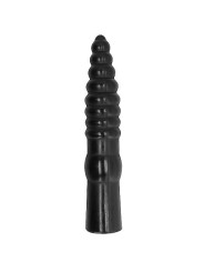 CONSOLADOR ANAL ALLBLACK 33 CM ESTRÍADO DE LA MARCA ALL BLACK