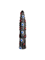 CONSOLADOR ANAL ALLBLACK 33 CM ESTRÍADO DE LA MARCA ALL BLACK