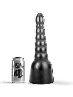 DILDO ALL BLACK 34 CM ESTIMULACIÓN EXTRA PVC DE LA MARCA ALL BLACK