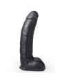 DILDO REALISTA NEGRO GEORGE 22 CM HUNG SYSTEM DE LA MARCA HUNG SYSTEM