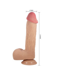 DILDO REALÍSTICO CON VENTOSA 23 CM PIEL DESLIZANTE DE LA MARCA PRETTY LOVE HIGH GRADE