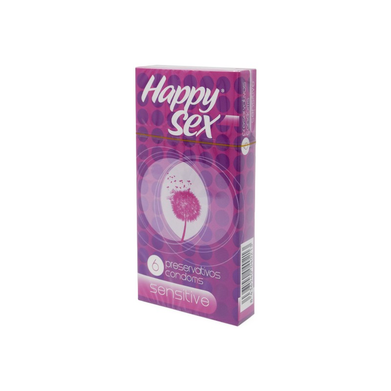 HAPPY SEX PRESERVATIVO SENSITIVE 6 UDS DE LA MARCA HAPPY SEX