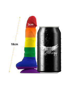 DILDO MYTHOLOGY COREY PRIDE M - SILICONA SEGURA DE LA MARCA MYTHOLOGY FANTASY DILDO